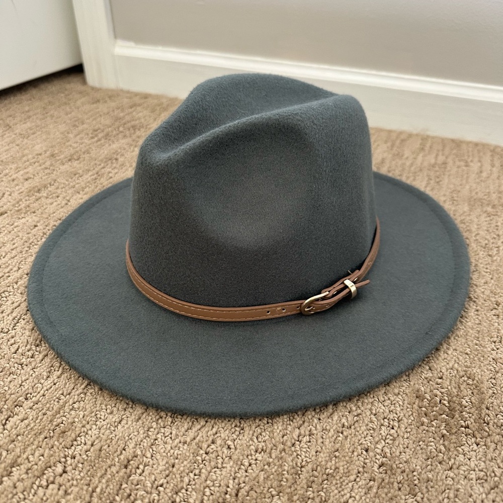 Altar'd State Gray/Blue Wide-Brim Hat